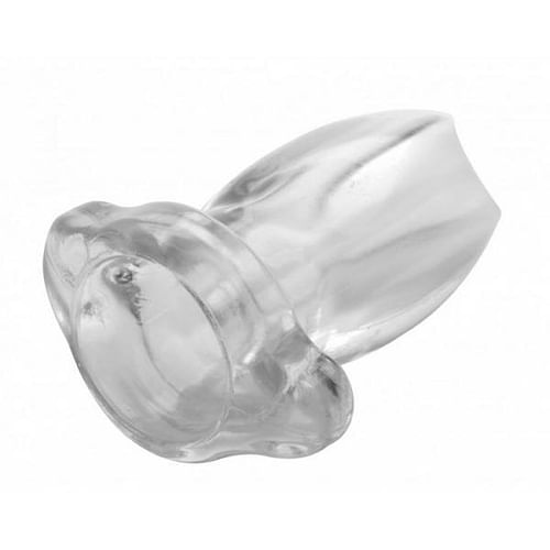 Peephole Clear Hollow Anal Plug Small - Image 3