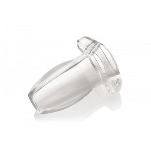 Peephole Clear Hollow Anal Plug Small - Image 5