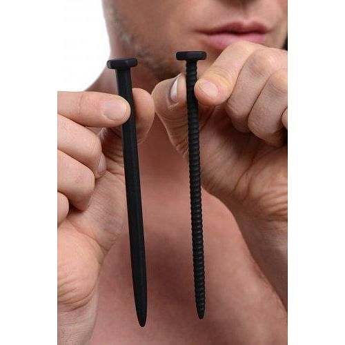 Hardware Nail & Screw Silicone Urethral Sounds Black - Image 3