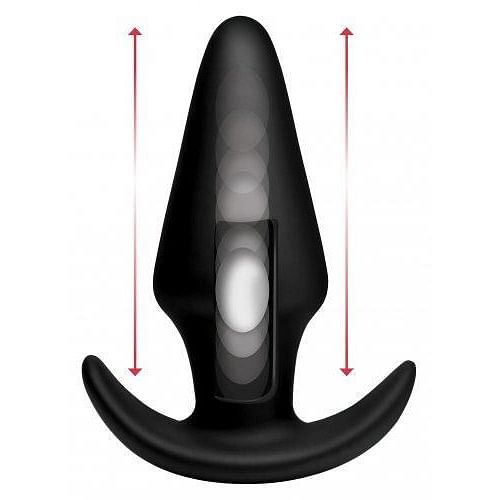 Kinetic Thumping 7X Large Anal Plug Black Thump It! - Image 5