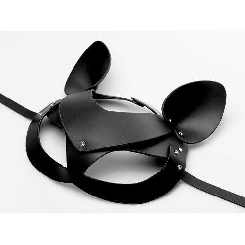 Cat Tail Anal Plug And Mask Set Black - Image 3