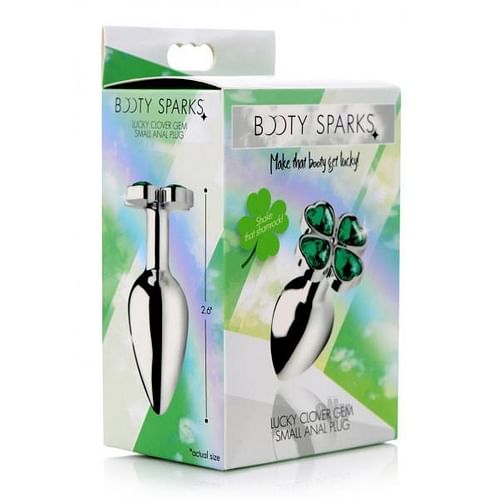 Booty Sparks Lucky Clover Gem Anal Plug Small - Image 4