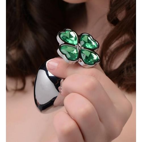 Booty Sparks Lucky Clover Gem Anal Plug Medium - Image 5