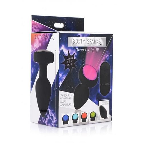 Booty Sparks 7X Light Up Rechargeable Anal Plug Small - Image 4
