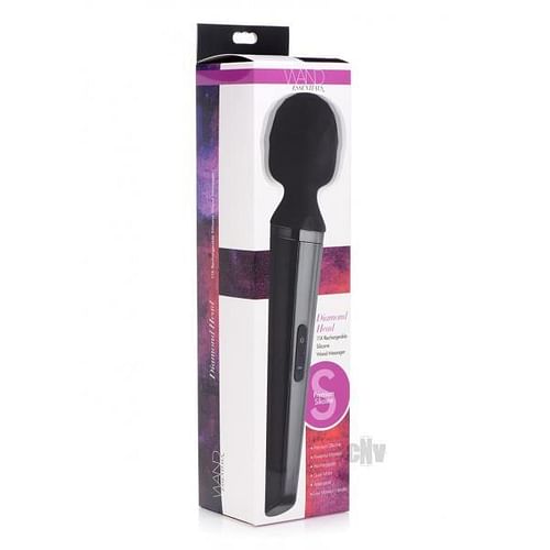 Diamond Head 24X Rechargeable Silicone Wand Massager - Image 2