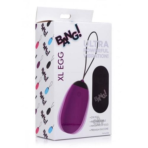 Bang! Xl Vibrating Egg Purple - Image 4