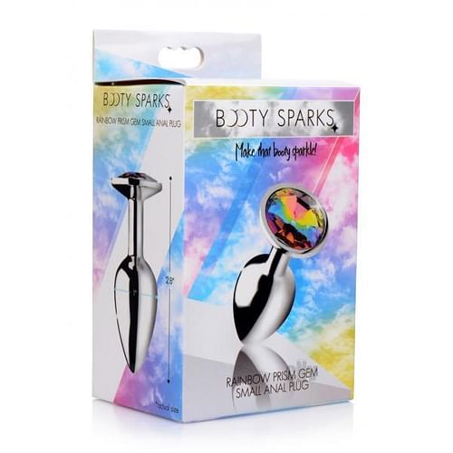 Rainbow Prism Gem Anal Plug - Small - Image 2