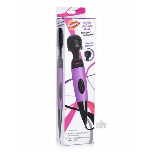 Frisky Playful Pleasure Wand Purple