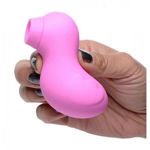 Sucky Ducky Silicone Clitoral Stimulator - Pink - Image 3