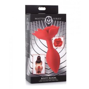 Booty Bloom Silicone Rose Anal Plug - Large