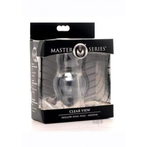 Ms Clear View Hollow Anal Plug Md