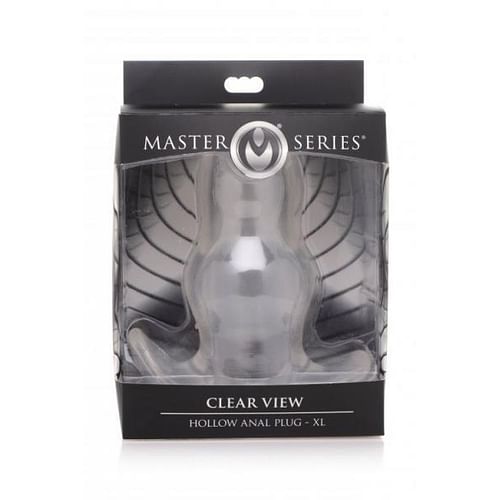 Clear View Hollow Anal Plug - Xl - Image 5