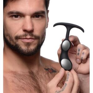 Premium Silicone Weighted Prostate Plug - Small