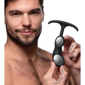 Premium Silicone Weighted Prostate Plug - Medium