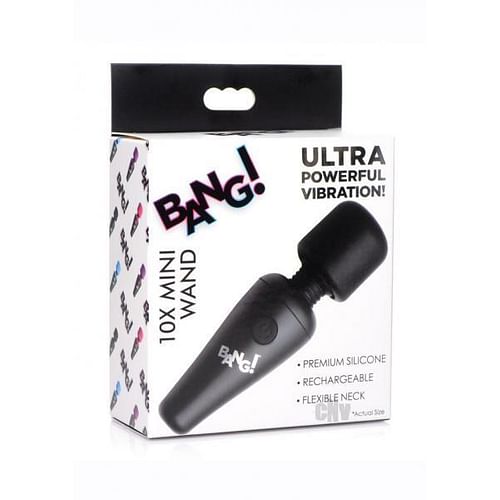 Bang 10x Vibe Mini Silicone Wand Black