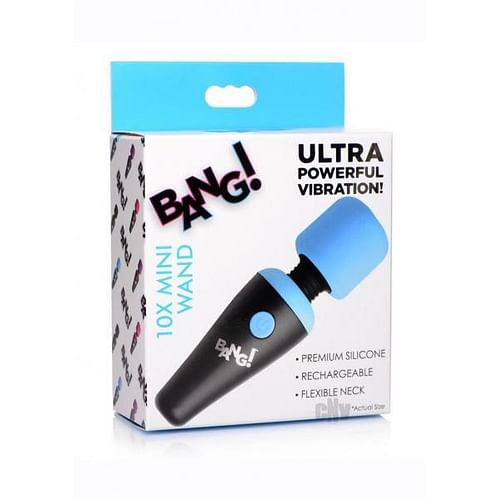 Bang 10x Vibe Mini Silicone Wand Blue