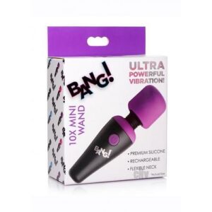 Bang 10x Vibe Mini Silicone Wand Purple