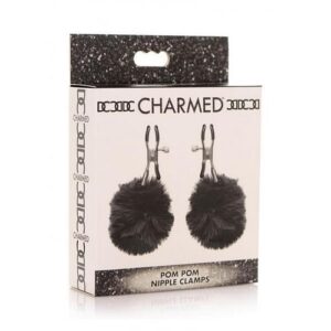 Charmed Pom Pom Nipple Clamps Black