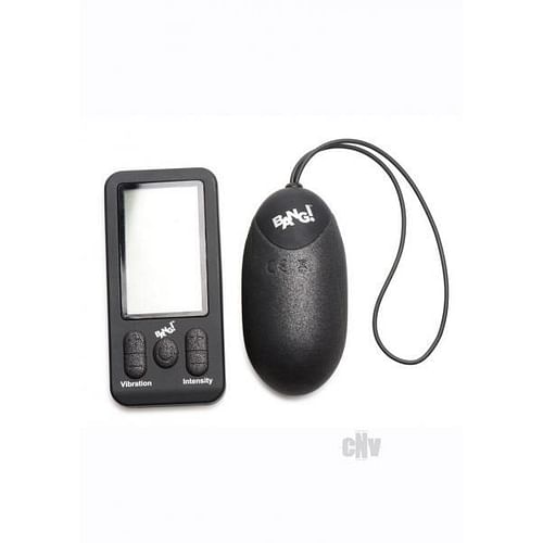 Bg 25x Silicone Xl Egg W/remote Black