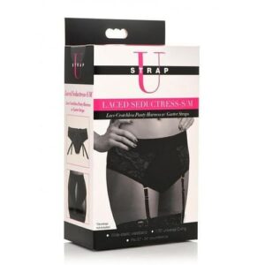 Strap U Lace Seductress S/m Black