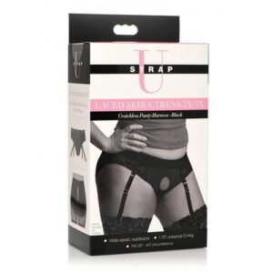 Strap U Lace Seductress 2x/3x Black