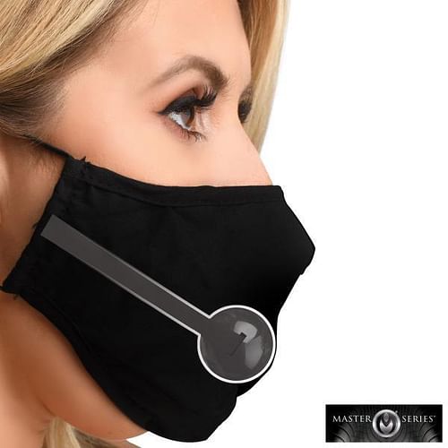 Ms Under Cover Ball Gag Face Mask - Image 2