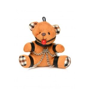 Master Series Gagged Teddy Bear Keychain