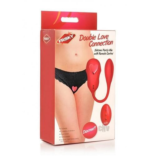 Double Love Connection Silicone Panty Vibe With Remote Control - Image 2