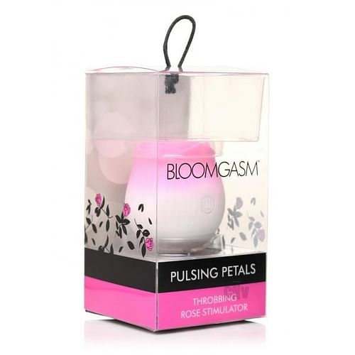 Pulsing Petals Throbbing Rose Clit Stimulator - Pink - Image 2
