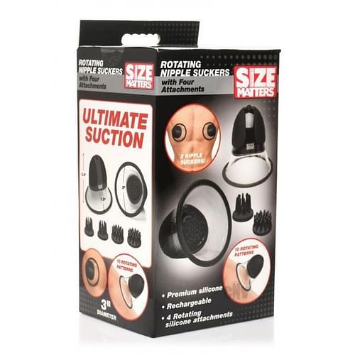 10x Rotating Nipple Suckers With 4 Attachments - Image 2