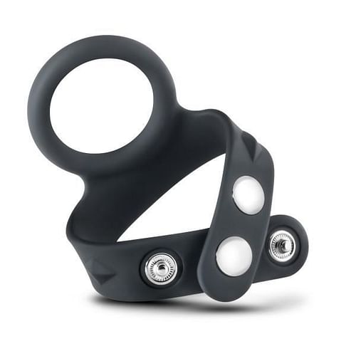 Performance VS7 Silicone Cock & Ball Strap Large Black - Image 4