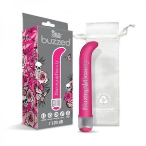 Prints Charming Buzzed 7" G-spot Vibe - Blazing Beauty - Pink