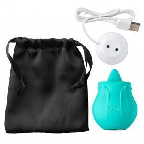 Cloud 9 Health & Wellness Flutter Oral Tongue Stimulator Teal - Image 4