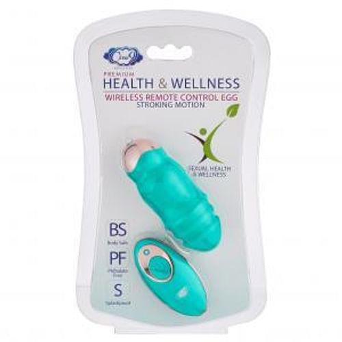 Cloud 9 Health & Wellness Wireless Remote Control Egg W/ Stroking Motion Teal - Image 2