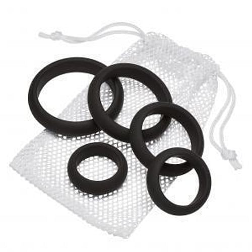 Cloud 9 Comfort Cock Rings W/flat Back 5-pk Pro Sensual Line - Image 4