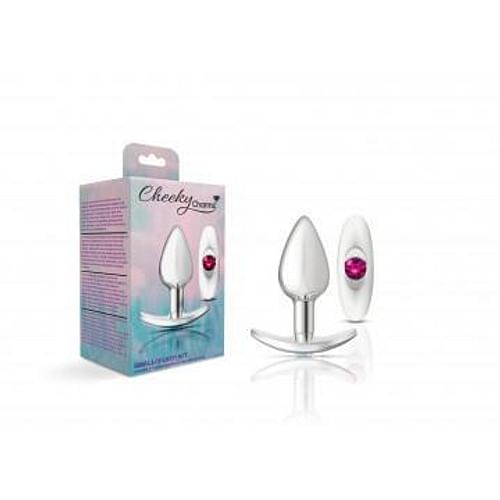 Cheeky Charms Butt Plug Set Iridescent/ Bright Pink - Image 3