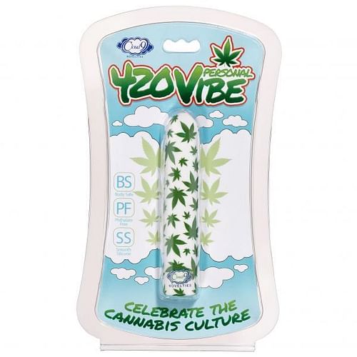 420 Slim Vibe White/cannabis Leaf