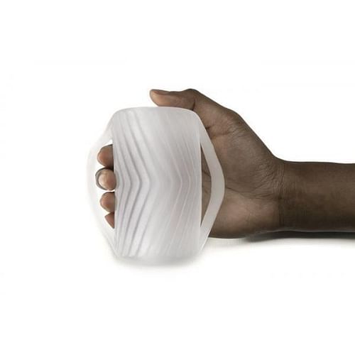 Perfect Fit Male Masturbator with Grip Clear - Image 4