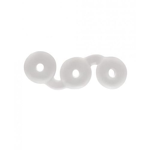 Perfect Fit Triple Donut Ring - Clear - Image 3