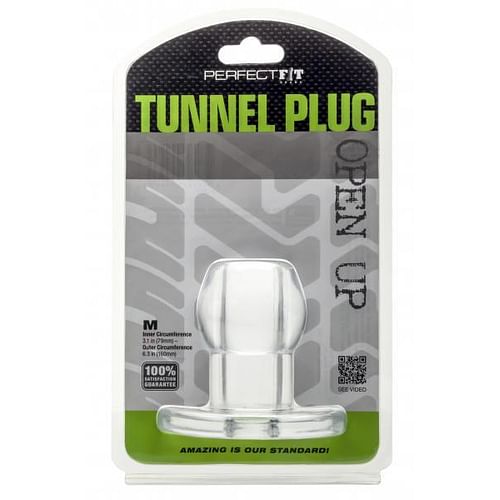 Perfect Fit Toy Tunnel Plug Med Ice Clear - Image 2