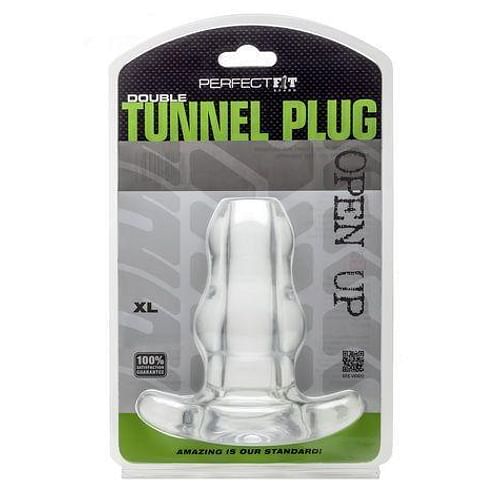 Double Tunnel Plug X-Large Clear - Image 3