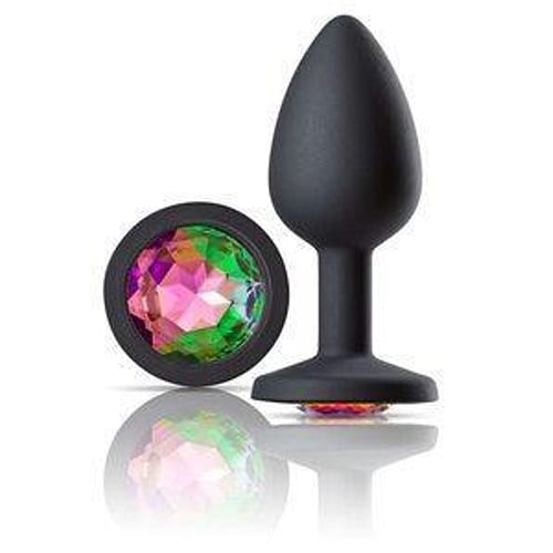 Cloud 9 Gems Black Silicone Anal Plug Small - Image 4