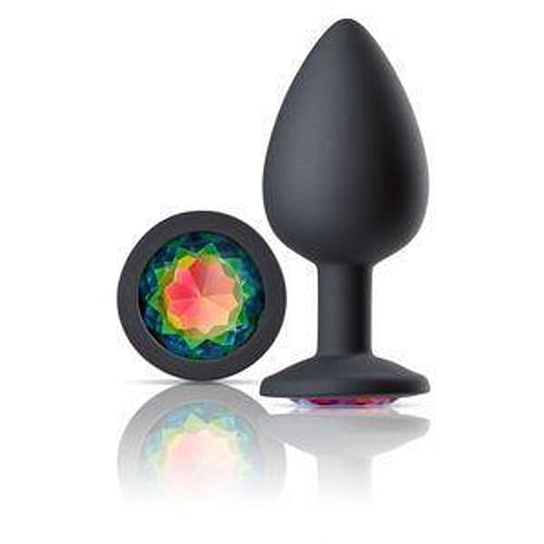 Cloud 9 Gems Black Silicone Anal Plug Large - Image 4