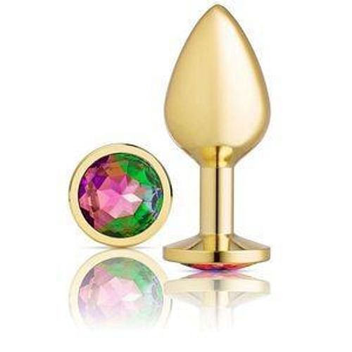 Cloud 9 Gems Gold Anal Plug Medium - Image 4