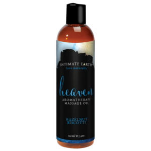 Intimate Earth Heaven Hazelnut Biscotti Massage Oil 4oz