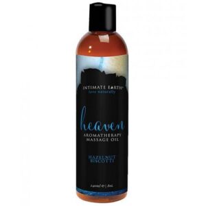 Intimate Earth Heaven Hazelnut Biscotti Massage Oil 8oz