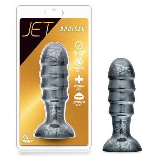 Jet Bruiser Carbon Metallic Black Butt Plug - Image 3