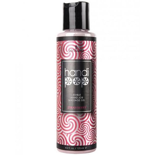 Handipop Handjob Gel Strawberry 4.2oz - Image 2