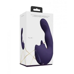 Vive Yumi Rechargeable Triple Motor G-spot Finger Motion Vibrator And Flickering Tongue Stimulator P