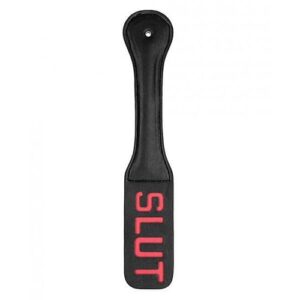 Ouch Slut Impression Paddle Black